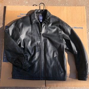 90’s GAP leather jacket vintage sz M